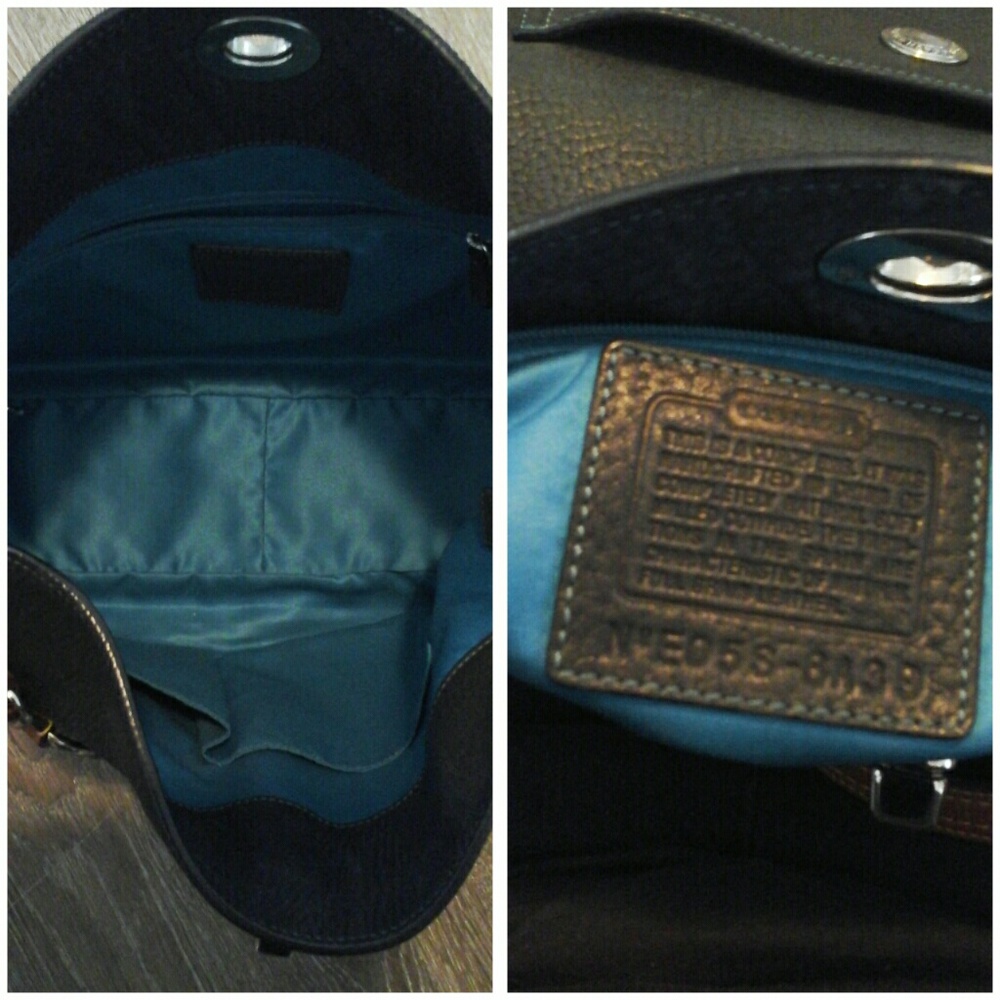 Black Coach Purse - Picture 4 of 8